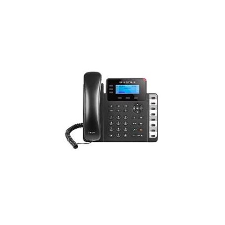 TELEFONO IP GRANDSTREAM GXP1630/ 3 CUENTAS SIP 3 LINEAS 2 PUERTOS GIGABIT 8 TECLAS BLF CONECTOR RJ9 COMPATIBLE CON EHS PANTALL