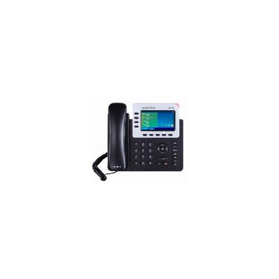 TELEFONO IP GRANDSTREAM GXP2140 / 4 CUENTAS SIP 4 LINEAS 2 PUERTOS GIGABIT BLUETOOTH CONECTOR RJ9 COMPATIBLE CON EHS  Y MODULO