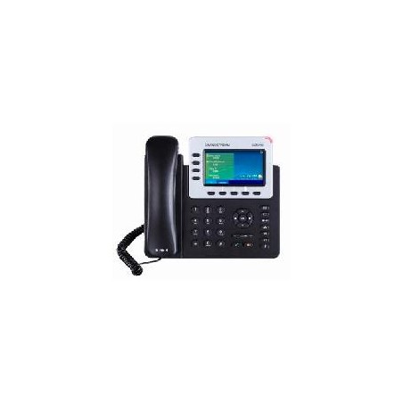 TELEFONO IP GRANDSTREAM GXP2140 / 4 CUENTAS SIP 4 LINEAS 2 PUERTOS GIGABIT BLUETOOTH CONECTOR RJ9 COMPATIBLE CON EHS  Y MODULO