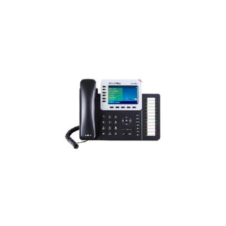 TELEFONO IP GRANDSTREAM GXP2160 / 6 CUENTAS SIP 6 LINEAS 2 PUERTOS GIGABIT BLUETOOTH 24 TECLAS BLF CONECTOR RJ9 COMPATIBLE CON