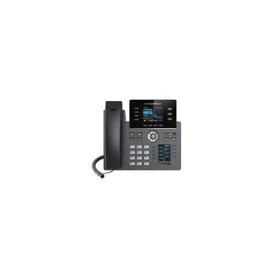 TELEFONO IP GRANDSTREAM GRP2614/ 4 CUENTAS SIP 4 LINEAS PANTALLAS DUALES LCD A COLOR BLUETOOTH WIFI 2 PUERTOS 10/100/1000 SOPO