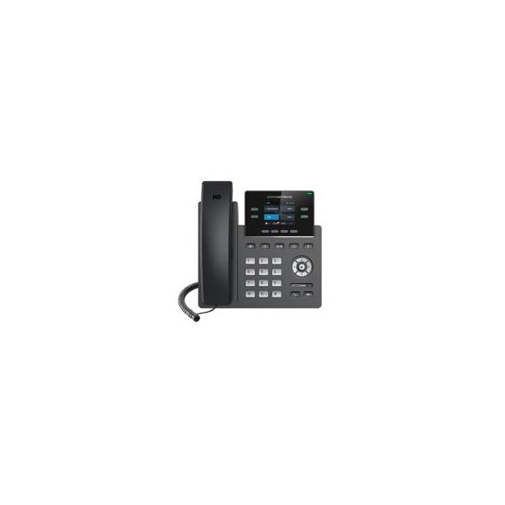 TELEFONO IP GRANDSTREAM GRP2612W/ 2 CUENTAS SIP 4 LINEASÂaWIFI PANTALLA A COLOR 2 PUERTOS 10/100/100 16 TECLAS BLF  POE (NO I