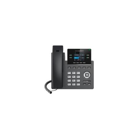 TELEFONO IP GRANDSTREAM GRP2612W/ 2 CUENTAS SIP 4 LINEASÂaWIFI PANTALLA A COLOR 2 PUERTOS 10/100/100 16 TECLAS BLF  POE (NO I