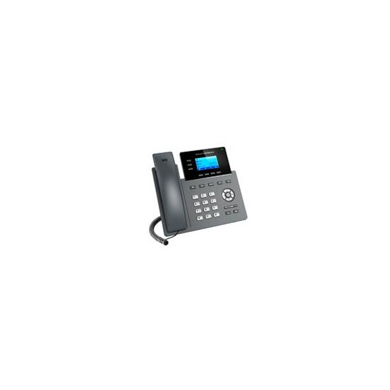 TELEFONO IP GRANDSTREAM GRP2603P/ 3 CUENTAS SIP 6 LINEAS P. LCD 2 PUERTOS 10/100/100 SOPORTA (EHS) POE (NO INCLUYE ELIMINADOR)