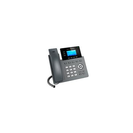 TELEFONO IP GRANDSTREAM GRP2603P/ 3 CUENTAS SIP 6 LINEAS P. LCD 2 PUERTOS 10/100/100 SOPORTA (EHS) POE (NO INCLUYE ELIMINADOR)