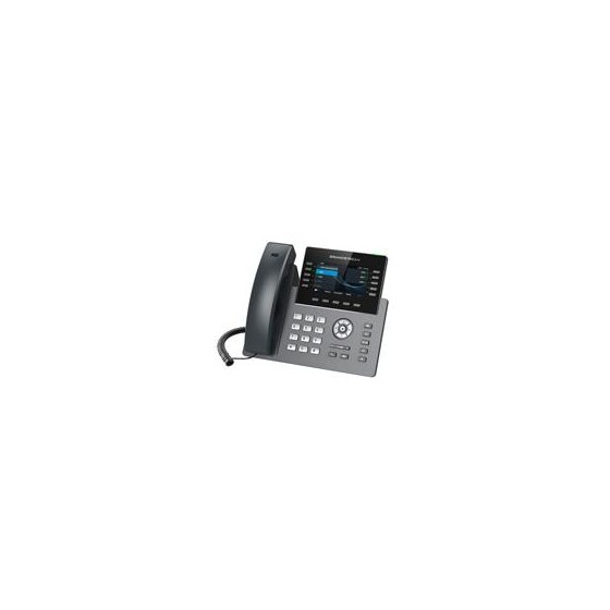 TELEFONO IP GRANDSTREAM GRP2615/ 5 CUENTAS SIP 10 LINEAS WIFI BLUETOOTH P. A COLOR 2 PUERTOS 10/100/1000 40 TECLAS BLF POE E I