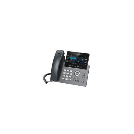 TELEFONO IP GRANDSTREAM GRP2615/ 5 CUENTAS SIP 10 LINEAS WIFI BLUETOOTH P. A COLOR 2 PUERTOS 10/100/1000 40 TECLAS BLF POE E I