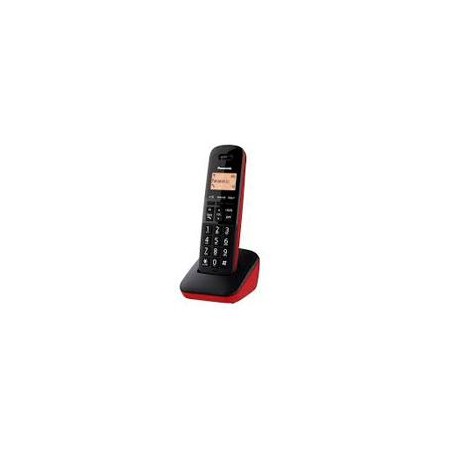 TELEFONO PANASONIC KX-TGB310MER INALAMBRICO PANTALLA LCD COLOR AMBAR 50 NUMEROS EN DIRECTORIO BLOQUE DE LLAMADAS NO DESEADAS V
