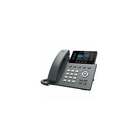 TELEFONO IP GRANDSTREAM GRP2624/ 4 CUENTAS SIP 8 LINEAS PANTALLA A COLOR  WIFI BLIETOOTH 2 PUERTOS 10/100/100 SOPORTA (EHS) PU