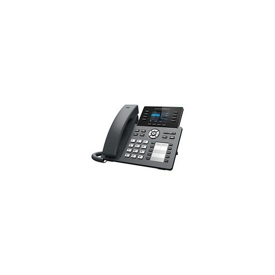 TELEFONO IP GRANDSTREAM GRP2634/ 4 CUENTAS SIP 8 LINEAS WIFI BLUETOOTH PANTALLA A COLOR 2 PUERTOS 10/100/1000 USB PARA DIADEMA