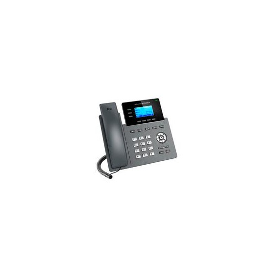 TELEFONO IP GRANDSTREAM GRP2603/ 3 CUENTAS SIP 6 LINEAS P. LCD 2 PUERTOS 10/100/100 SOPORTA (EHS) INCLUYE ELIMINADOR DE CORRIE