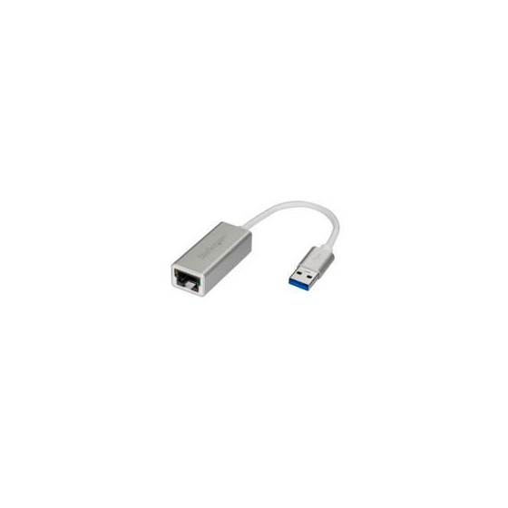 ADAPTADOR TARJETA DE RED EXTERNA - ETHERNET GIGABIT EXTERNO USB 3.0 - PLATEADO - IDEAL PARA MACBOOK, CHROMEBOOK O TABLET - STA