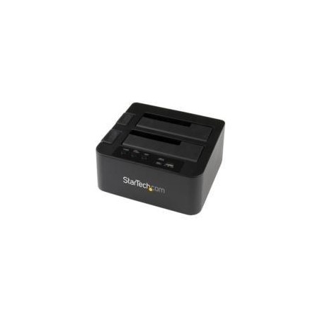 BASE DOCKING STATION ESATA USB 3.0 CON UASP DE 2 BAHIAS PARA DISCO DURO O SSD SATA III DE 2.5 O 3.5 PULGADAS - STARTECH.COM MO