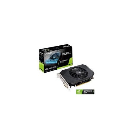 TARJETA DE VIDEO ASUS NVIDIA GTX1650/PCIE X16 3.0/4GB GDDR6/HDMI/DP/DVI/ESTANDAR/GAMA MEDIA