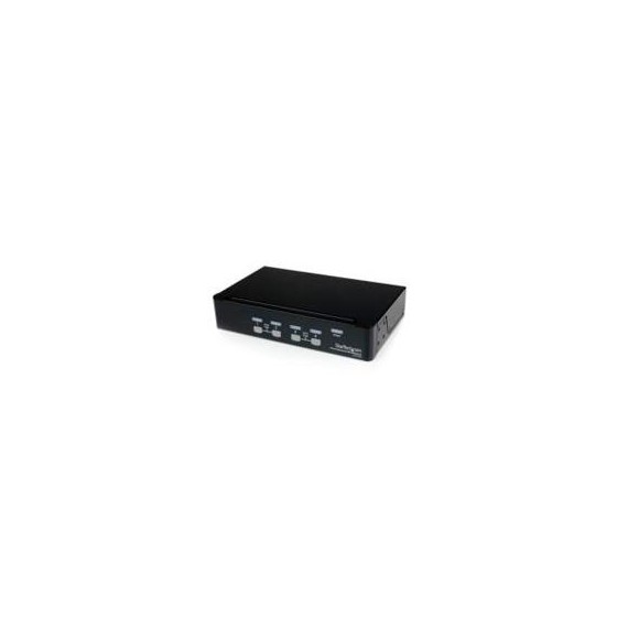 SWITCH CONMUTADOR KVM DE 4 PUERTOS CON USB - 1 USUARIO LOCAL - 1U - STARTECH.COM MOD. SV431USB