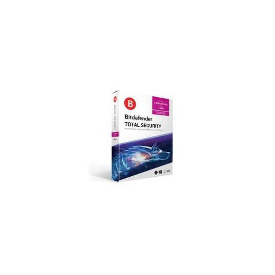 BITDEFENDER TOTAL SECURITY MULTIDISPOSITIVOS, 3 USUARIOS 1 AYO DE VIGENCIA (CAJA)