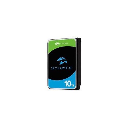 DISCO DURO INTERNO SEAGATE SKYHAWK AI 10TB 3.5 ESCRITORIO SATA3 6GB/S 256MB 7200RPM VIDEO VIGILANCIA AI 24X7 NVR 1-16 BAHIAS 1