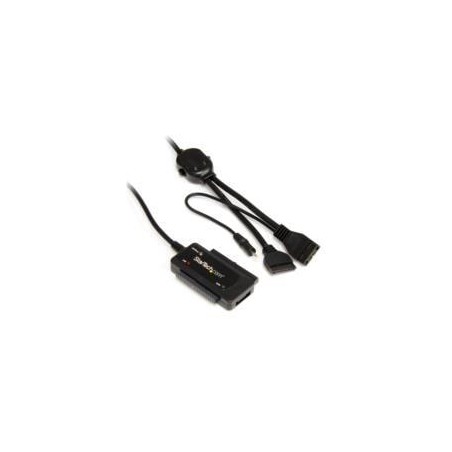 ADAPTADOR COMBO SATA IDE A USB 2.0 PARA DISCO DURO Y SSD CON ALIMENTACIN - SATA - IDE - LP4 - USB A - STARTECH.COM MOD. USB2SA