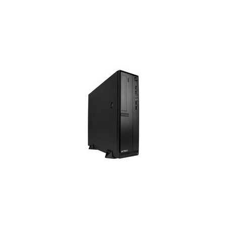 GABINETE ACTECK MINI TORRE SLIM LUBECK GS660 / AC-932530 / FUENTE 500W / MICRO ATX Y MINI ITX / USB 3.0 / VENTILADOR NEGRO / A