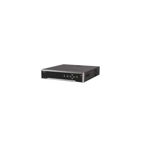 NVR HIKVISION DE 32 CANALES IP /8 MEGAPIXELES 4K / 16 PUERTOS POE / 4 BAHAS DE DISCO DURO / SWITCH POE 300 MTS / HDMI EN 4K