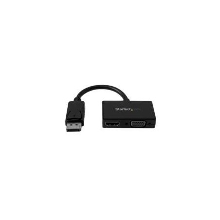 ADAPTADOR DP DE AUDIO/VIDEO PARA VIAJES - CONVERTIDOR DISPLAYPORT A HDMI O VGA COMPATIBLE CON THUNDERBOLT 1920X1200 - STARTECH