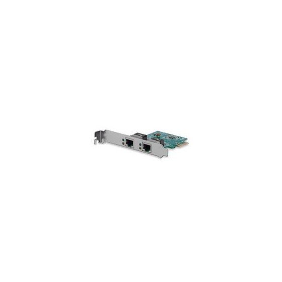 ADAPTADOR TARJETA DE RED NIC PCI EXPRESS PCI-E DE 2 PUERTOS GIGABIT ETHERNET - 2X RJ45 HEMBRA - STARTECH.COM MOD. ST1000SPEXD4