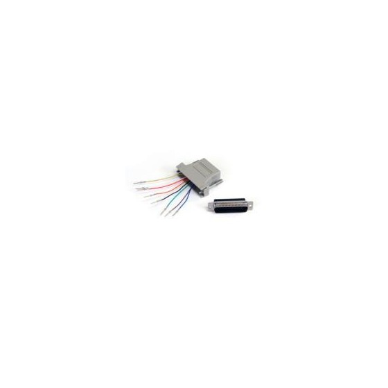 ADAPTADOR CONVERTIDOR MODULAR SERIAL DB25 A RJ45 MACHO A HEMBRA - STARTECH.COM MOD. GC258MF