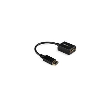 ADAPTADOR DE VIDEO DISPLAYPORT DP A VGA - CONVERTIDOR EXTERNO - CABLE ACTIVO - HEMBRA VGA - MACHO DP- HASTA 1920X1200 - STARTE