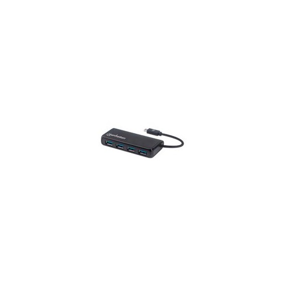 CONECTOR HUB USB,MANHATTAN,164924,-C 4 PTOS A