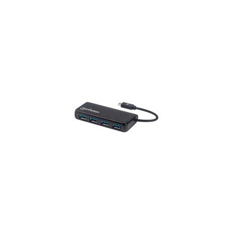 CONECTOR HUB USB,MANHATTAN,164924,-C 4 PTOS A