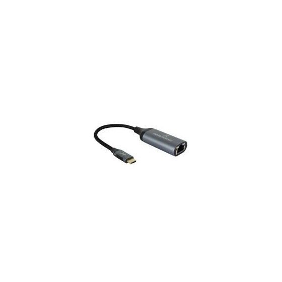 ADAPTADOR USB TIPO C A ETHERNET RJ45 HASTA 1000 MBPS PERFECT CHOICE - GRIS