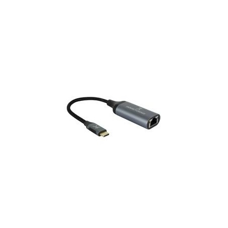 ADAPTADOR USB TIPO C A ETHERNET RJ45 HASTA 1000 MBPS PERFECT CHOICE - GRIS