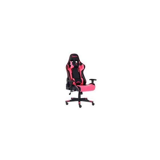 SILLA GAMER OCELOT/COLOR MAGENTA CON NEGRO/DESCANSA BRAZOS AJUSTABLES/RECLINABLE 90-155 GRADOS/SOPORTA HASTA 150KG