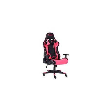 SILLA GAMER OCELOT/COLOR MAGENTA CON NEGRO/DESCANSA BRAZOS AJUSTABLES/RECLINABLE 90-155 GRADOS/SOPORTA HASTA 150KG