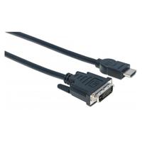 CABLE HDMI,MANHATTAN,372510, – DVI-D M-M  3.0M