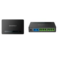 ATA GRANDSTREAM HT818 V2 PARA TELFONO ANALOGICO 8 PUERTO FXS 2 CUENTA SIP 2 PUERTOS GIGABIT