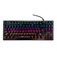 TECLADO MECANICO OCELOT GAMING OGMK02 / SWITCH AZUL / RGB / 88 TECLAS / ANTHIGOSTING / USB / COLOR NEGRO
