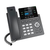 TELEFONO IP GRANDSTREAM GRP2612P/ 2 CUENTAS SIP 4 LINEAS PANTALLA A COLOR 2 PUERTOS 10/100 16 TECLAS BLF SOPORTA POE (NO INCLUYE ELIMINADOR)