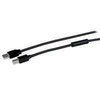 CABLE USB ACTIVO DE 15M PARA IMPRESORA - 1X USB-B MACHO A USB-A MACHO ACTIVO AMPLIFICADO USB 2.0 - IMPRESORA - NEGRO - STARTECH.COM MOD. USB2HAB50AC