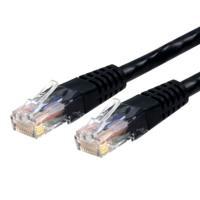 CABLE DE 3M NEGRO DE RED GIGABIT CAT6 ETHERNET RJ45 UTP MOLDEADO – CERTIFICADO ETL – STARTECH.COM MOD. C6PATCH10BK