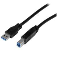 CABLE CERTIFICADO 1M USB 3.0 SUPER SPEED SS USB B MACHO A USB A MACHO ADAPTADOR PARA ESCÁNER IMPRESORA - NEGRO - STARTECH.COM MOD. USB3CAB1M