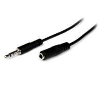 CABLE DE AUDIO DE 2M DE EXTENSIÓN DE AUDIFONOS MINI-JACK 3.5MM ESTEREO MACHO A HEMBRA – DELGADO – STARTECH.COM MOD. MU2MMFS