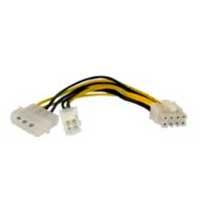 CABLE ADAPTADOR DE 15CM PARA FUENTE DE PODER – ALIMENTACIN CPU INTERNO 4 PINES A 8 PINES EPS CON LP4 – HEMBRA A MACHO – STARTECH.COM MOD. EPS48ADAP