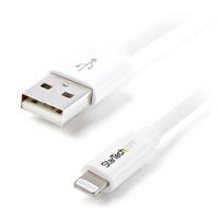 CABLE DE 2M LIGHTNING DE 8 PIN A USB A 2.0 PARA APPLE IPOD IPHONE IPAD – BLANCO – STARTECH.COM MOD. USBLT2MW