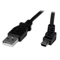CABLE ADAPTADOR 1M USB A MACHO A MINI USB B MACHO ACODADO EN NGULO HACIA ARRIBA PARA TELFONOS TABLETS DISPOSITIVOS MVILES – STARTECH.COM MOD. USBAMB1MU