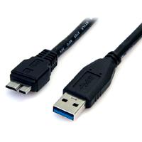 CABLE DE 50CM USB 3.0 SUPER SPEED SS MICRO USB B MACHO A USB A MACHO ADAPTADOR – NEGRO – STARTECH.COM MOD. USB3AUB50CMB