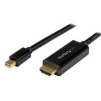CABLE ADAPTADOR DE 3M MINI DISPLAYPORT A HDMI – 4K 30HZ – ULTRAHD – CABLE CON ADAPTADOR INCLUIDO – NEGRO – STARTECH.COM MOD. MDP2HDMM3MB