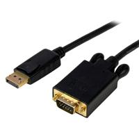 CABLE ADAPTADOR DE 1.8M CONVERTIDOR DE VIDEO DISPLAYPORT DP A VGA – ACTIVO – 1080P – NEGRO – STARTECH.COM MOD. DP2VGAMM6B