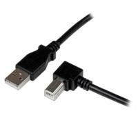 CABLE ADAPTADOR USB DE 1M PARA IMPRESORA ACODADO – 1X USB A MACHO – 1X USB B MACHO EN ANGULO DERECHO – STARTECH.COM MOD. USBAB1MR