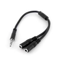 ADAPTADOR DIVISOR DE AUDIO MINI-JACK 3.5MM 4 PINES A CONECTORES SEPARADOS DE AUDIFONOS Y DE MICROFONO - M A 2XH - STARTECH.COM MOD. MUYHSMFF